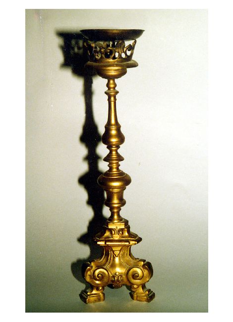 candeliere, serie - ambito napoletano (sec. XVIII)