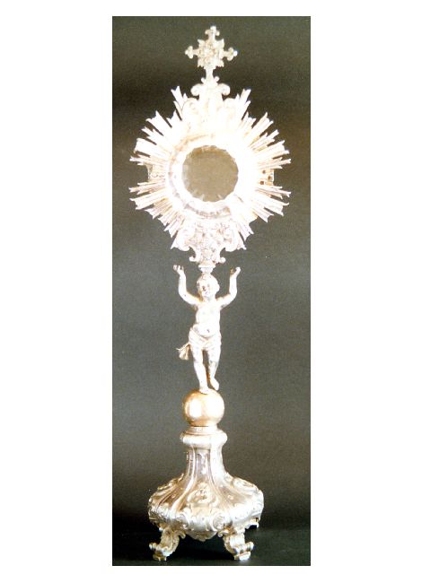 ostensorio - ambito napoletano (metà sec. XVIII)