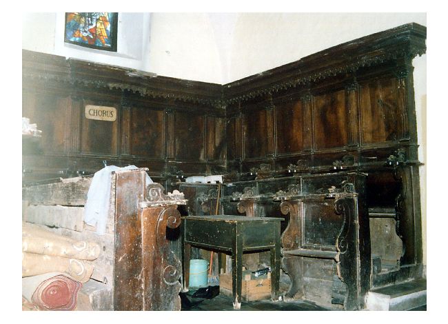 stalli del coro - ambito pugliese (sec. XVIII)