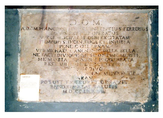 lapide - ambito pugliese (sec. XVIII)