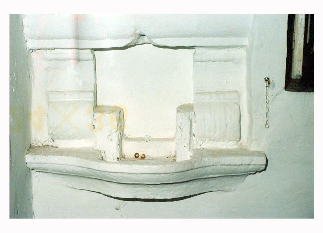 lavabo da sacrestia - ambito pugliese (sec. XVII)