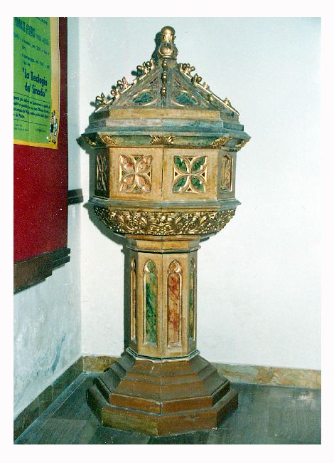 fonte battesimale - ambito pugliese (seconda metà sec. XIX)