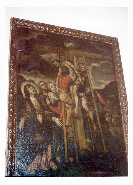 Cristo deposto dalla croce (dipinto) - ambito pugliese (seconda metà sec. XVIII)
