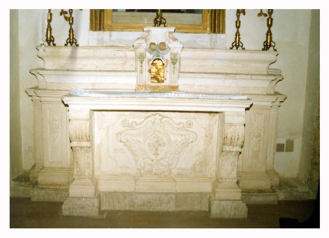 altare - ambito pugliese (ultimo quarto sec. XVII)