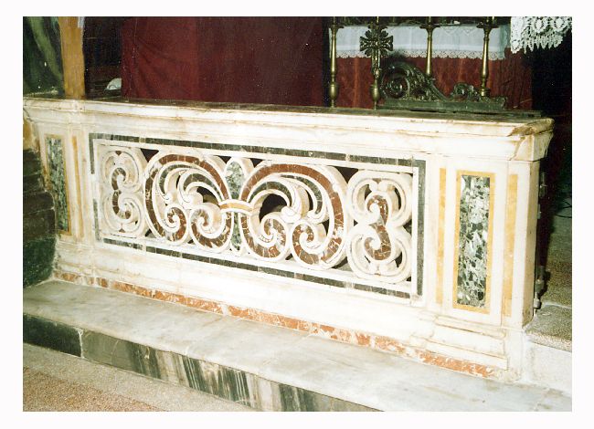 balaustrata, serie - ambito napoletano (sec. XIX)