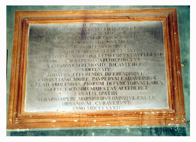 lapide - ambito pugliese (sec. XIX)