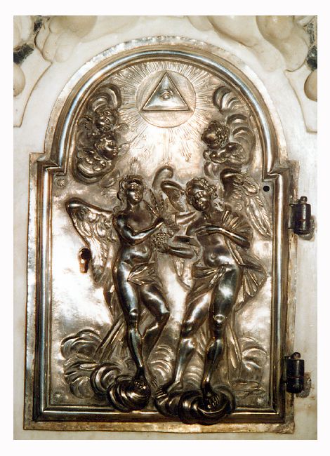 sportello di tabernacolo - ambito napoletano (sec. XVIII)