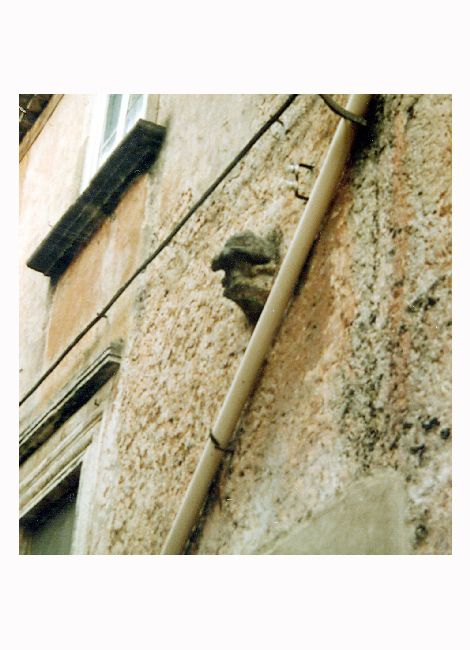 leone (protome) - ambito pugliese (sec. XVII)