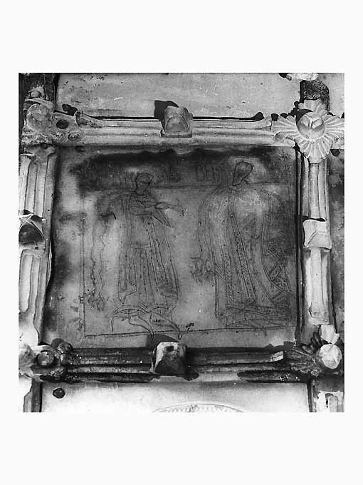 Oderisio e Bernardo (formella) di Oderisio da Benevento (attribuito) (sec. XII)