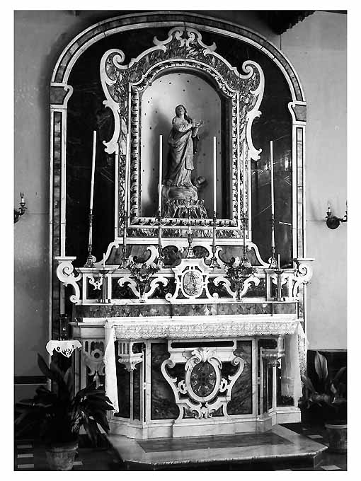 altare - produzione pugliese (sec. XVIII)