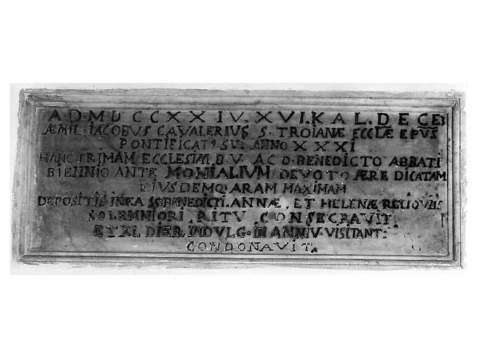 lapide - ambito pugliese (sec. XVIII)