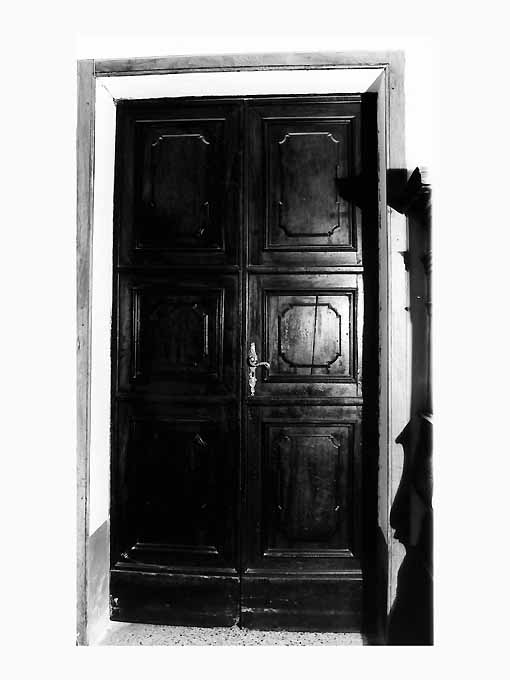 porta - a due battenti, opera isolata - ambito napoletano (seconda metà sec. XVIII)