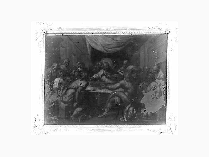 ultima Cena (dipinto, opera isolata) - ambito romano (seconda metà sec. XVI)