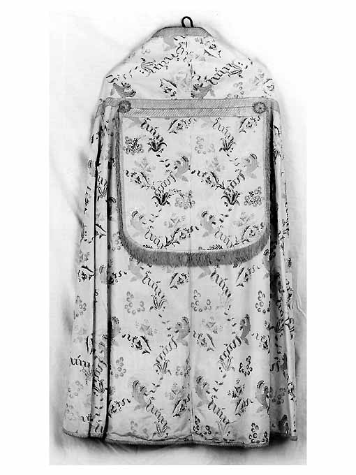 piviale, elemento d'insieme - manifattura italiana (?) (sec. XVIII)