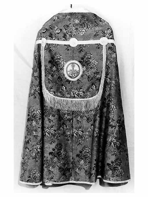 motivi decorativi floreali (piviale, opera isolata) - manifattura francese (?) (sec. XVIII)