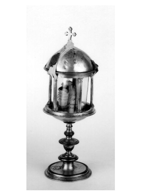 stemma vescovile di Prospero Rebiba (reliquiario architettonico, opera isolata) - ambito napoletano (sec. XVI)