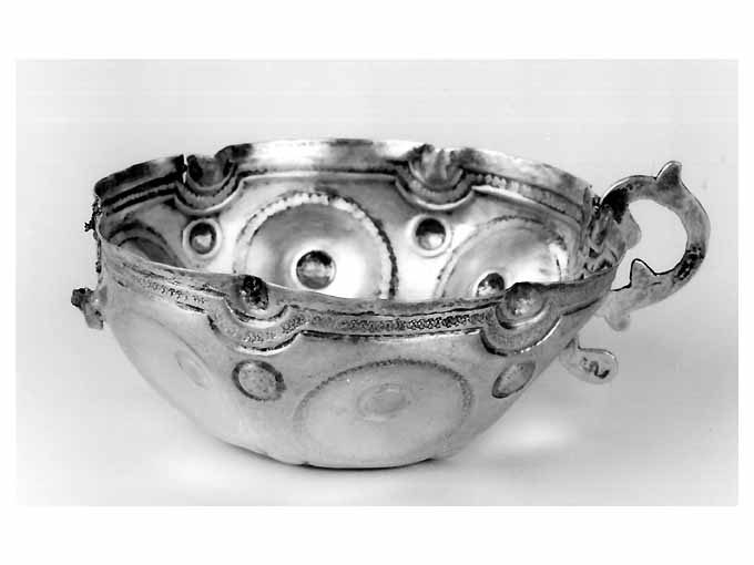 coppetta, opera isolata di A.P (sec. XVIII)