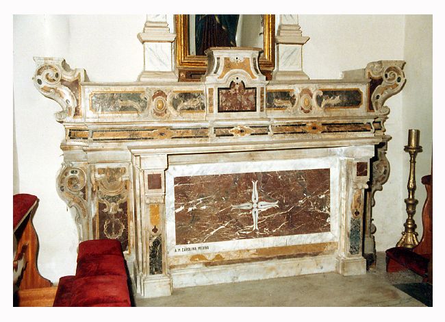 altare - ambito napoletano (sec. XVIII)