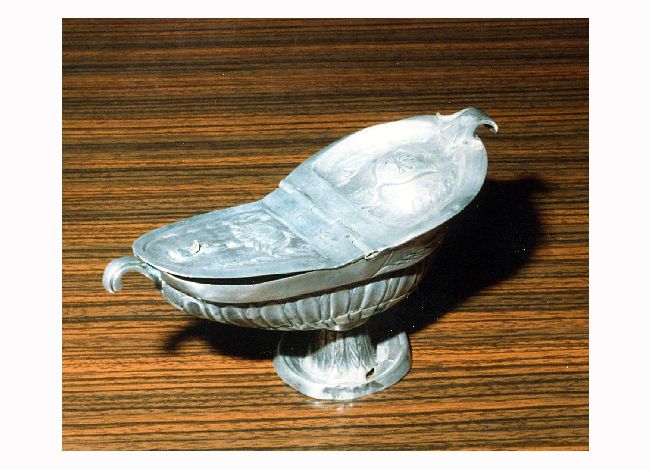 navicella portaincenso - manifattura Italia meridionale (sec. XIX)