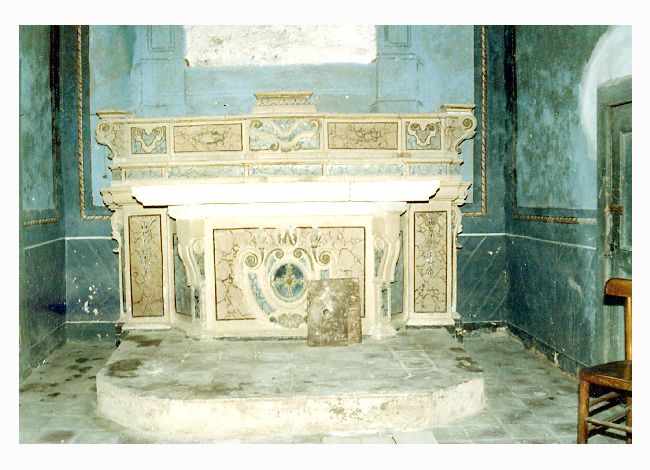 altare - ambito pugliese (sec. XIX)