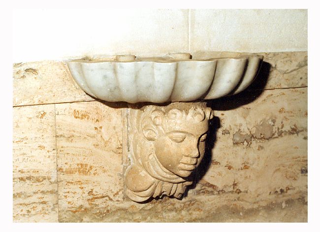 acquasantiera - ambito Italia meridionale (sec. XVII)