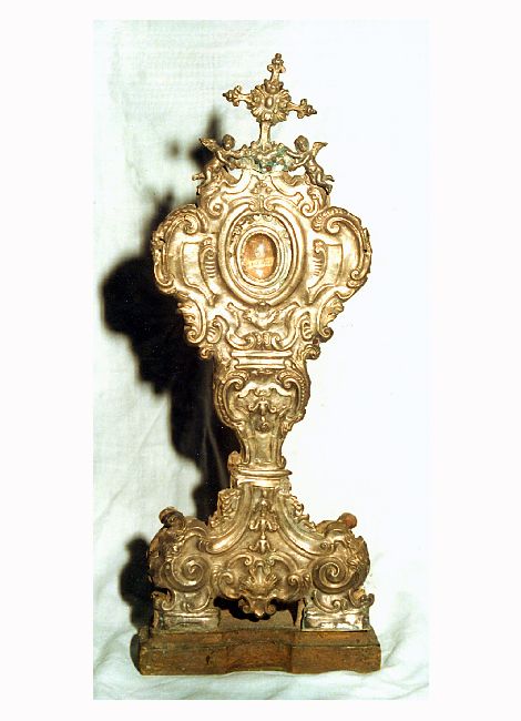 reliquiario-ostensorio - ambito napoletano (sec. XIX)