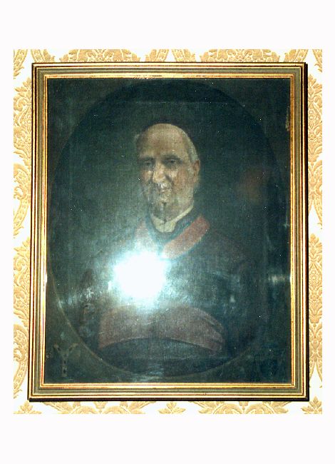 Vincenzo Tagliatela vescovo di Vieste, ritratto di ecclesiastico (dipinto) - ambito Italia meridionale (sec. XIX)
