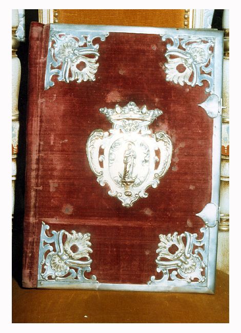coperta di libro liturgico di M. C (sec. XIX)