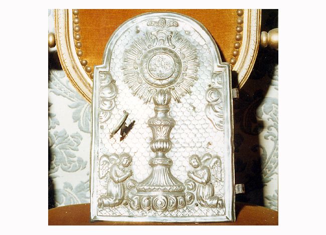 sportello di tabernacolo di Sisino Gabriele (sec. XIX)