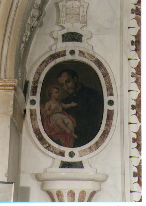 gesuita con Gesù Bambino (dipinto) - ambito Italia meridionale (prima metà sec. XIX)