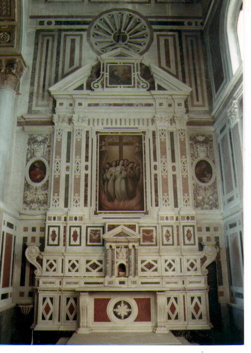 altare - ambito Italia meridionale (seconda metà sec. XIX)