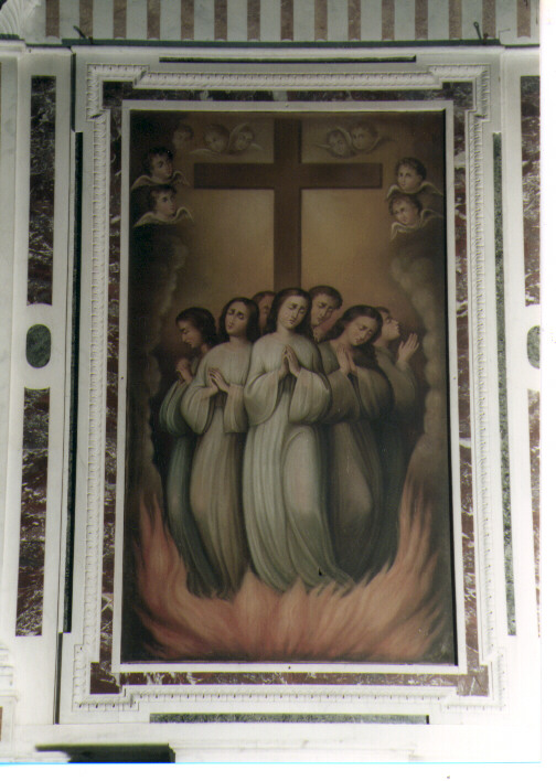 anime del purgatorio (dipinto) - ambito Italia meridionale (seconda metà sec. XIX)