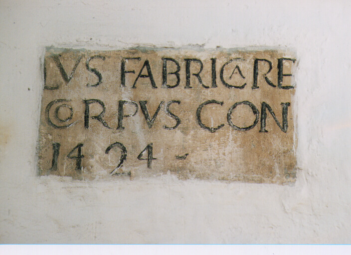 lapide - ambito pugliese (sec. XV)