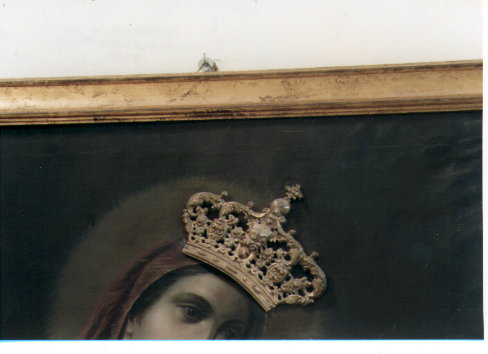 corona di immagine sacra - ambito Italia meridionale (seconda metà sec. XIX)