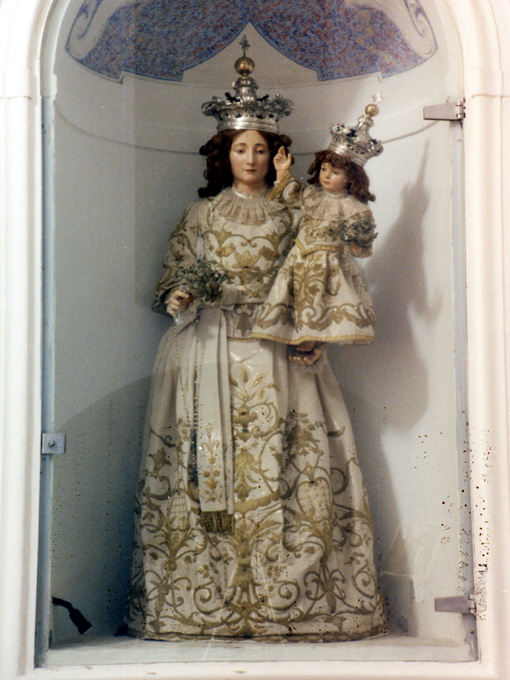 Madonna del Rosario (statua) - ambito Italia meridionale (seconda metà sec. XIX)