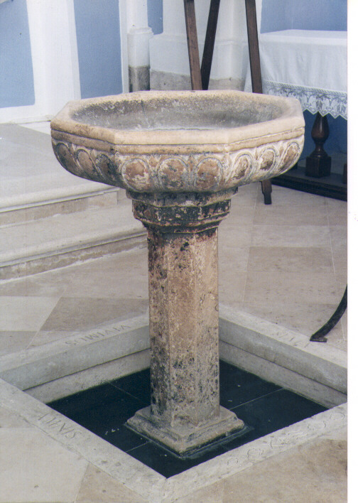 fonte battesimale - ambito Italia meridionale (sec. XV)