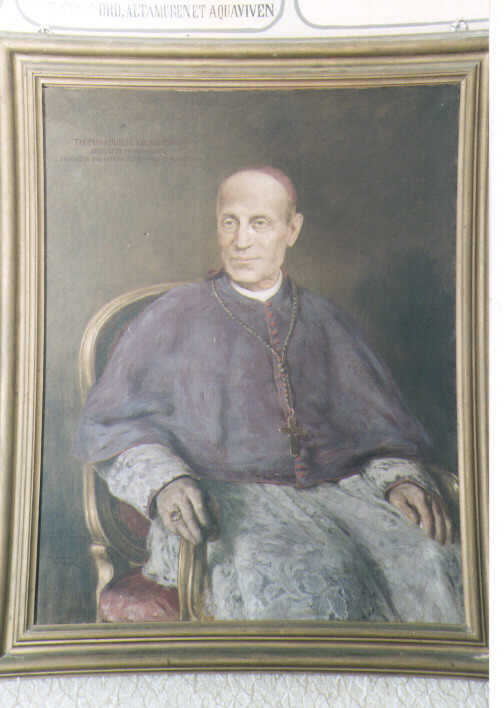 ritratto di Mons. Cirielli Tommaso (dipinto) di Volpe Vincenzo (primo quarto sec. XX)