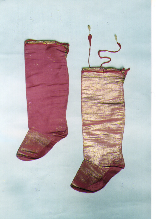 calze pontificali - manifattura Italia meridionale (sec. XIX)