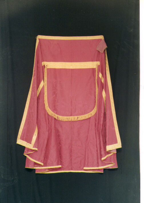 piviale - manifattura Italia meridionale (secc. XIX/ XX)