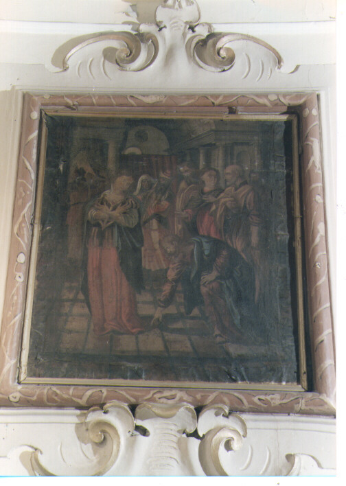 Cristo e l'adultera (dipinto) - ambito Italia meridionale (ultimo quarto sec. XVIII)