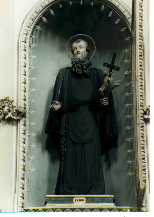 San Ciro (statua) - manifattura pugliese (prima metà sec. XIX)