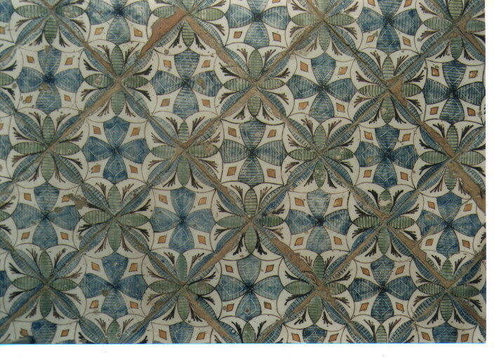 pavimento - manifattura pugliese (prima metà sec. XIX)