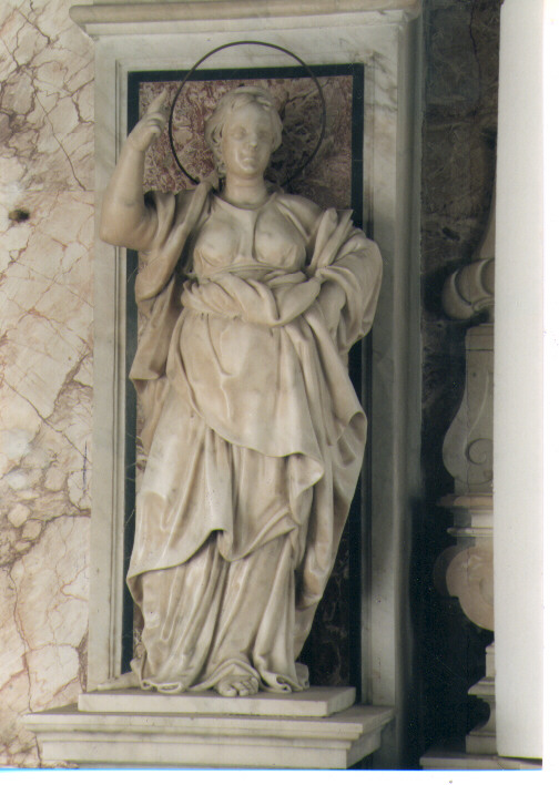 Santa Teofista (statua) di Bottigliero Matteo, Rossi Nicola (sec. XVIII)