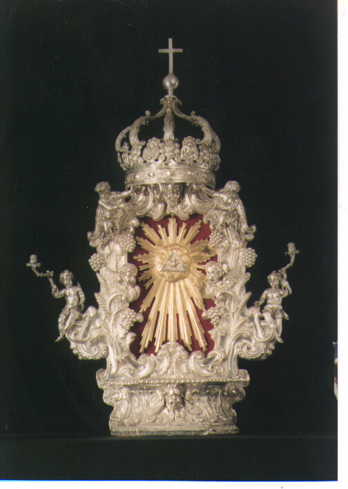 simboli eucaristici (tronetto per esposizione eucaristica) di Guariniello Biagio (sec. XVIII)