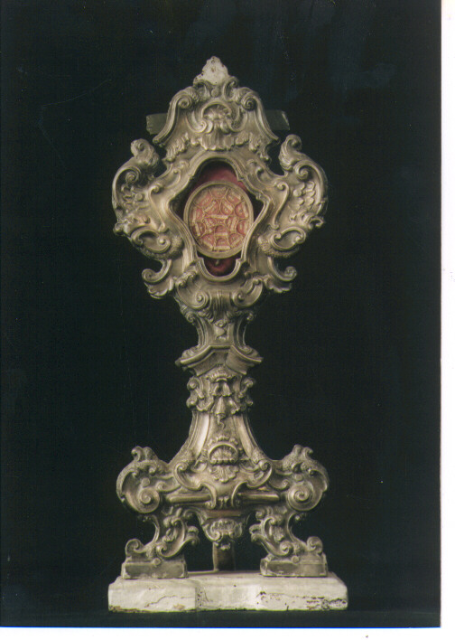 reliquiario - a ostensorio, serie di De Blasio Andrea (sec. XVIII)