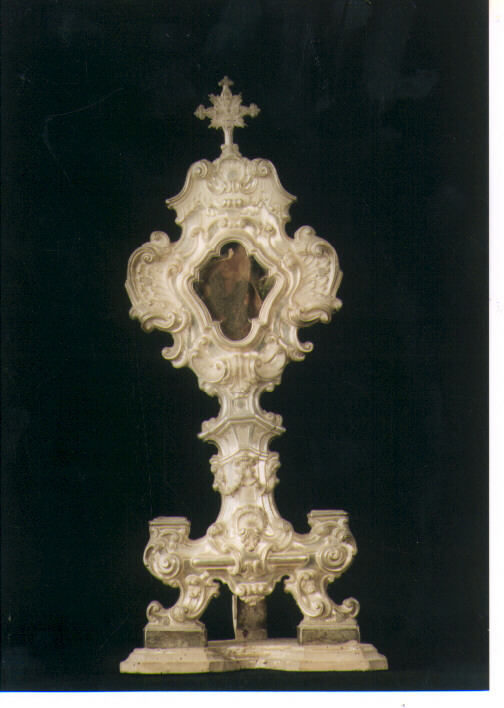 reliquiario - a ostensorio - manifattura napoletana (sec. XVIII)