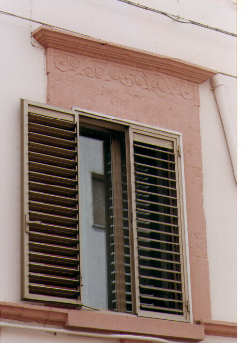 mostra di finestra - ambito Italia meridionale (seconda metà sec. XVII)