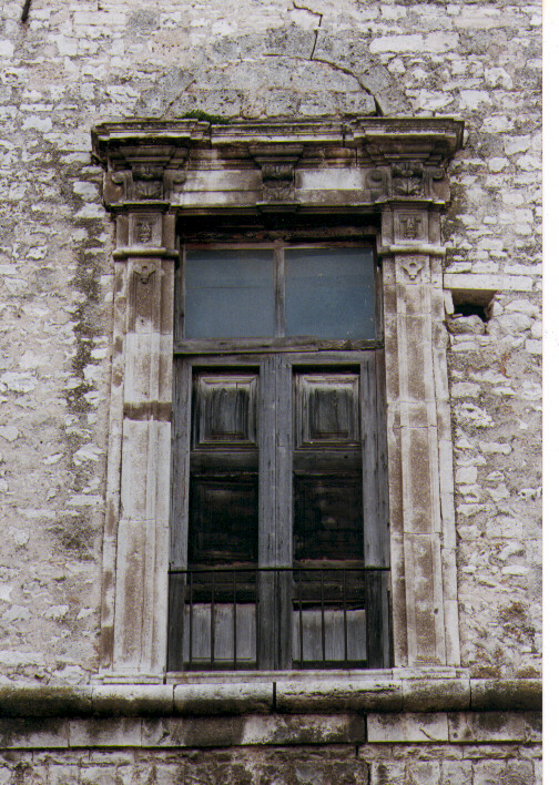 mostra di finestra - ambito Italia meridionale (secc. XVII/ XVIII)