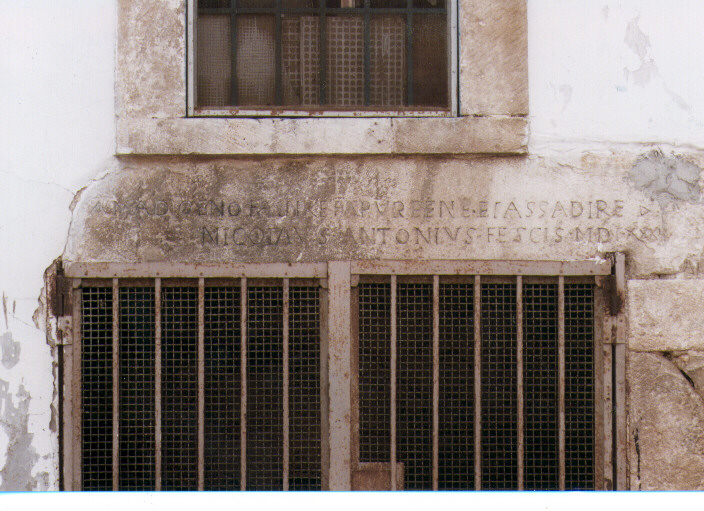 lapide - ambito Italia meridionale (sec. XVI)