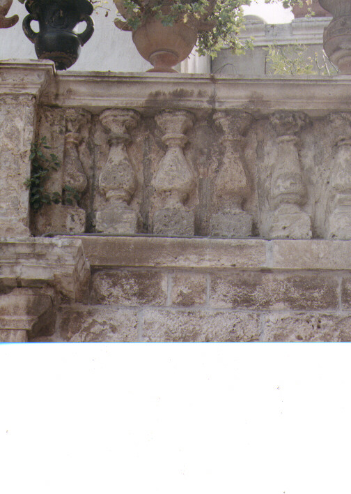 balaustrata - ambito Italia meridionale (primo quarto sec. XVIII)